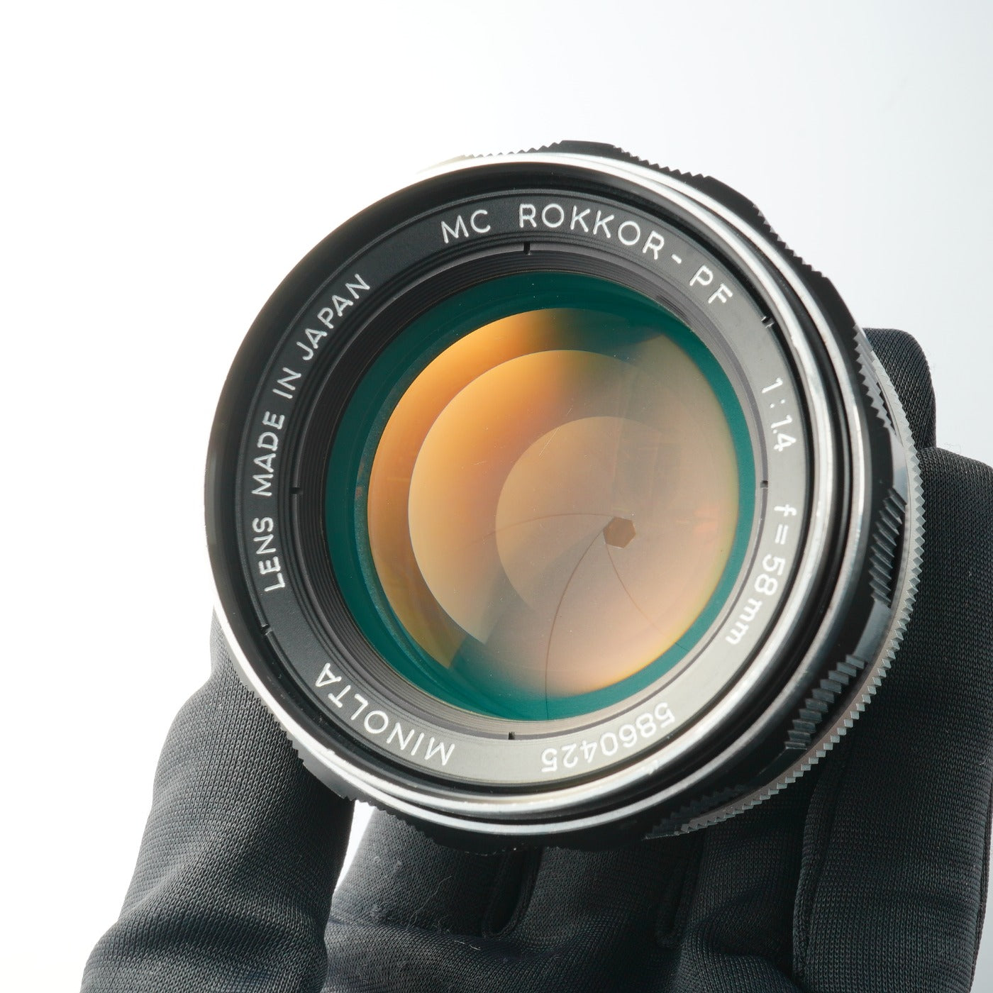 MINOLTA MC ROKKOR-PF 58mm F/1.4 prime lens