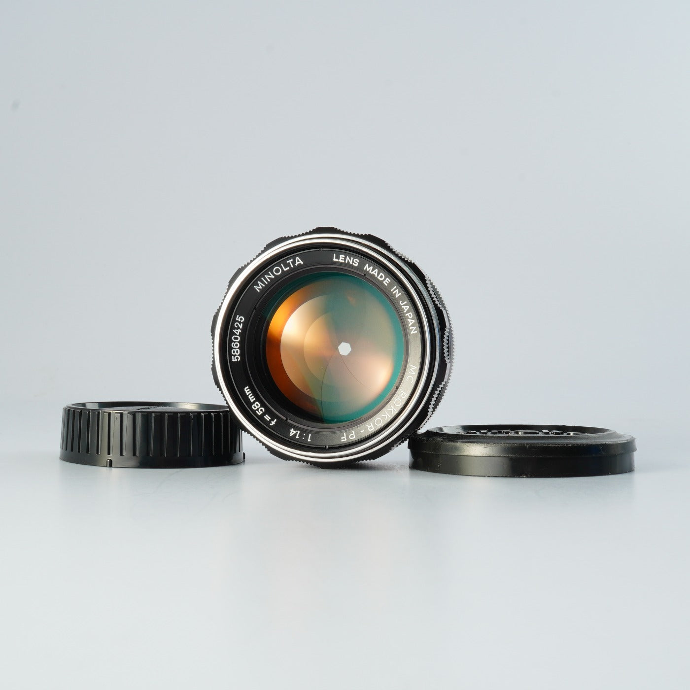 MINOLTA MC ROKKOR-PF 58mm F/1.4 prime lens