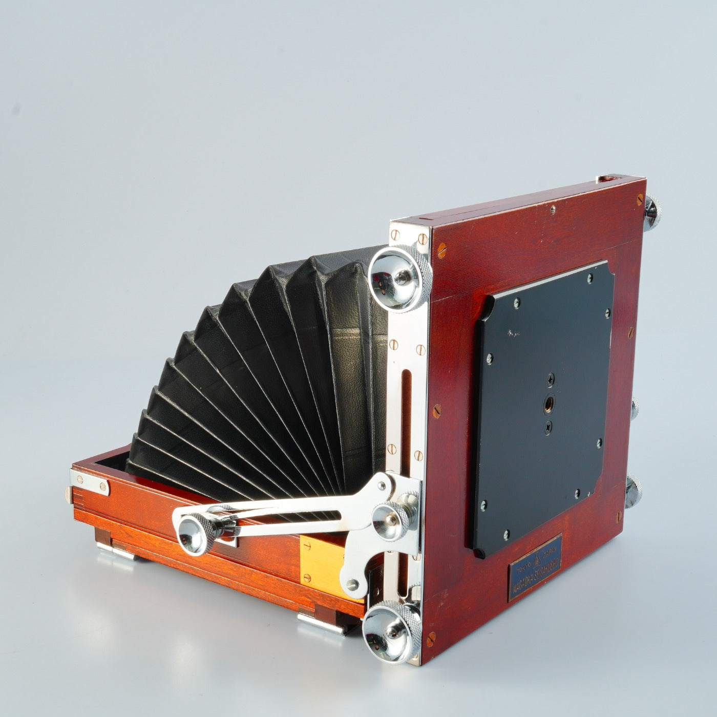 長岡4x5木製カメラ＋Nikkor-W 135mm F5.6＋フィルムホルダー Nagaoka Wood Camera 4×5 大判フィルムカメラ – 山田写真機店