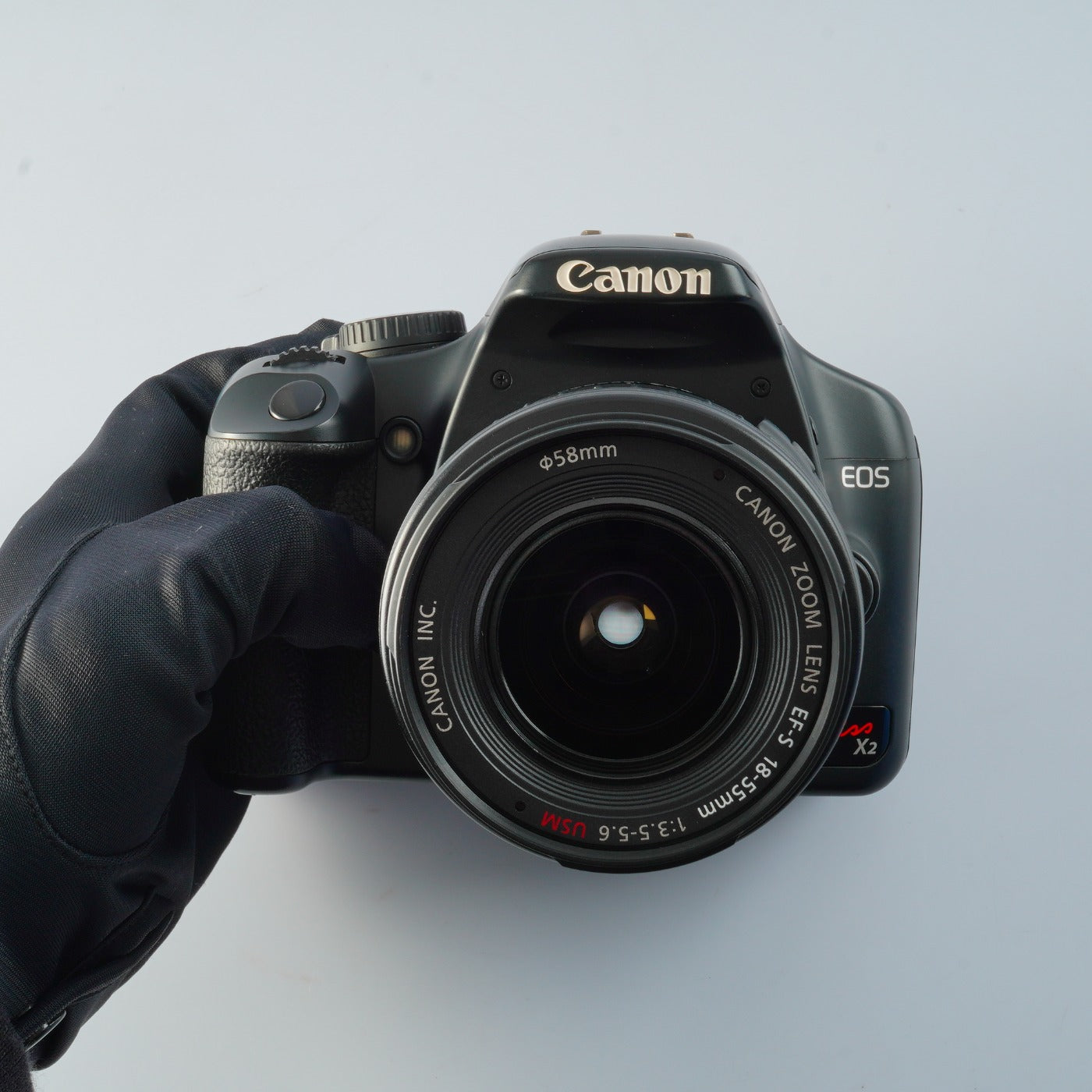 Canon EOS Kiss X2 ( Rebel XSi ) + EF-S 18-55mm F3.5-5.6 USM + SD 4GB デジタル一眼レフカメラ