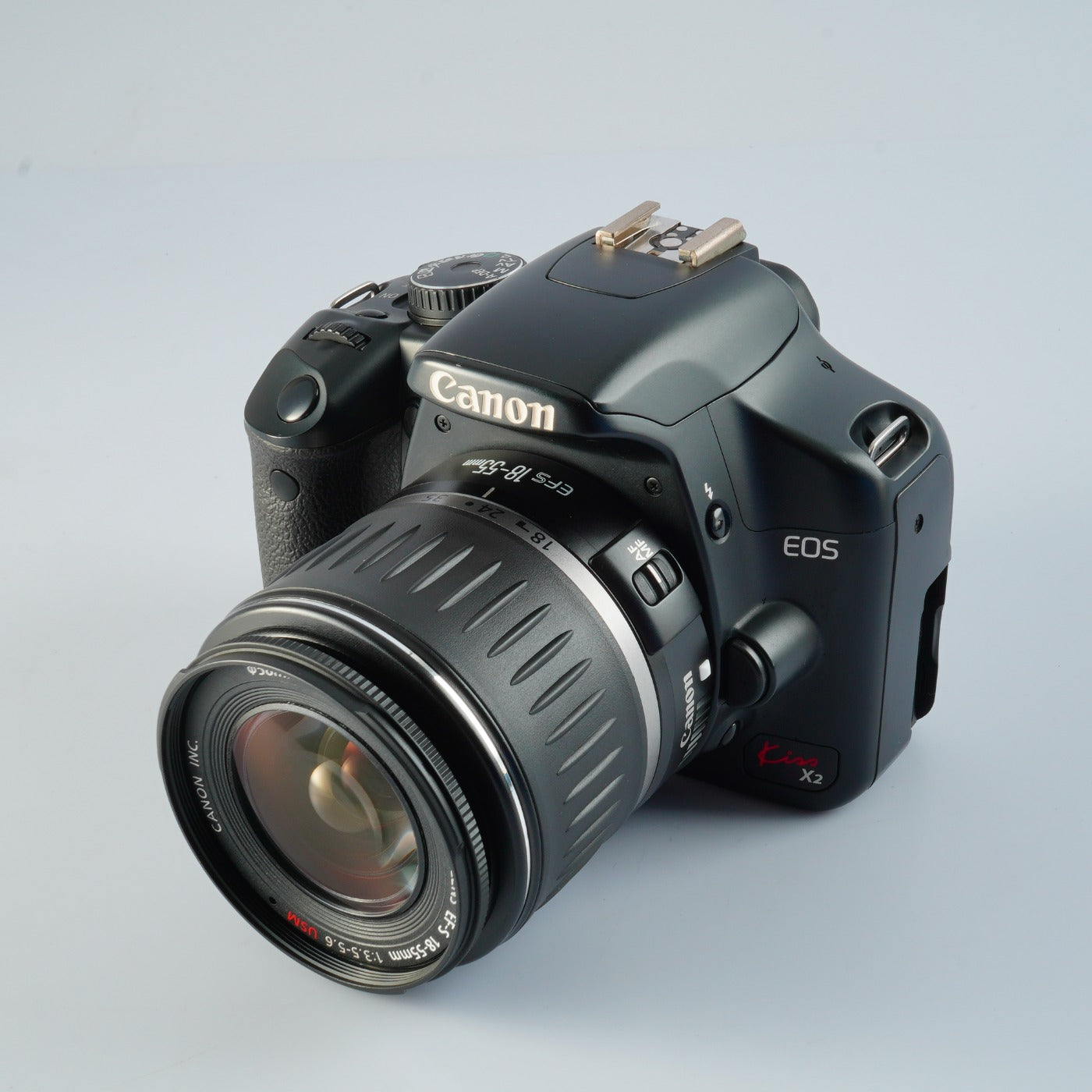Canon EOS Kiss X2 ( Rebel XSi ) + EF-S 18-55mm F3.5-5.6 USM + SD 4GB デジタル一眼レフカメラ