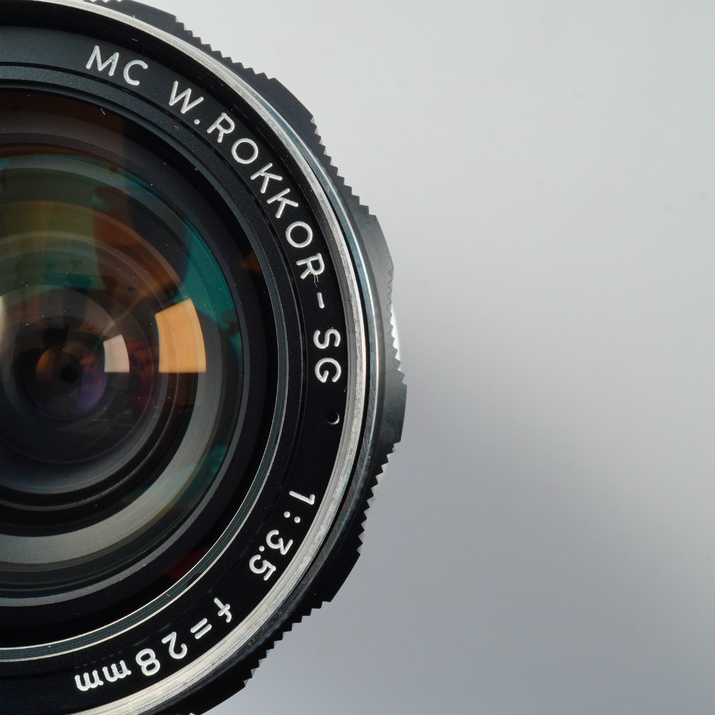 MINOLTA MC W.ROKKOR-SG 28mm F/3.5 prime lens