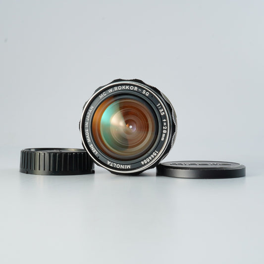 MINOLTA MC W.ROKKOR-SG 28mm F/3.5 単焦点レンズ