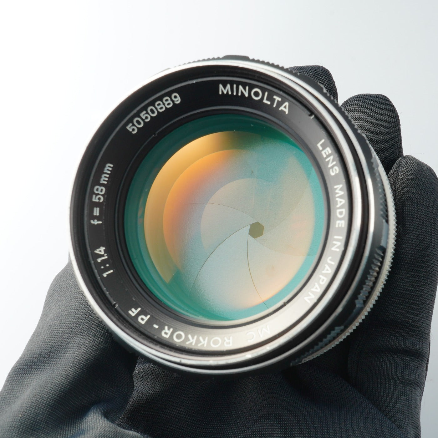 MINOLTA MC ROKKOR-PF 58mm F/1.4 prime lens