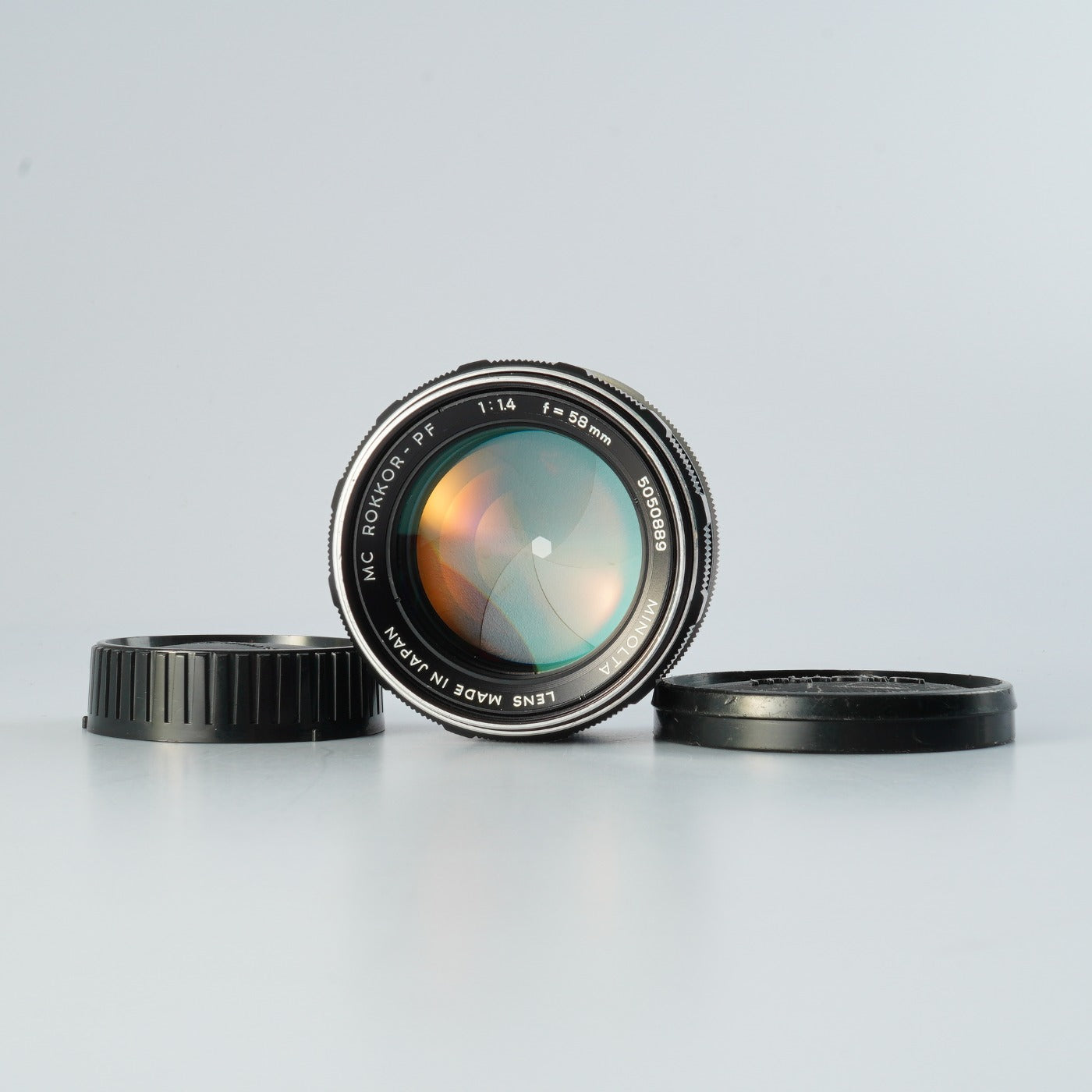 MINOLTA MC ROKKOR-PF 58mm F/1.4 prime lens