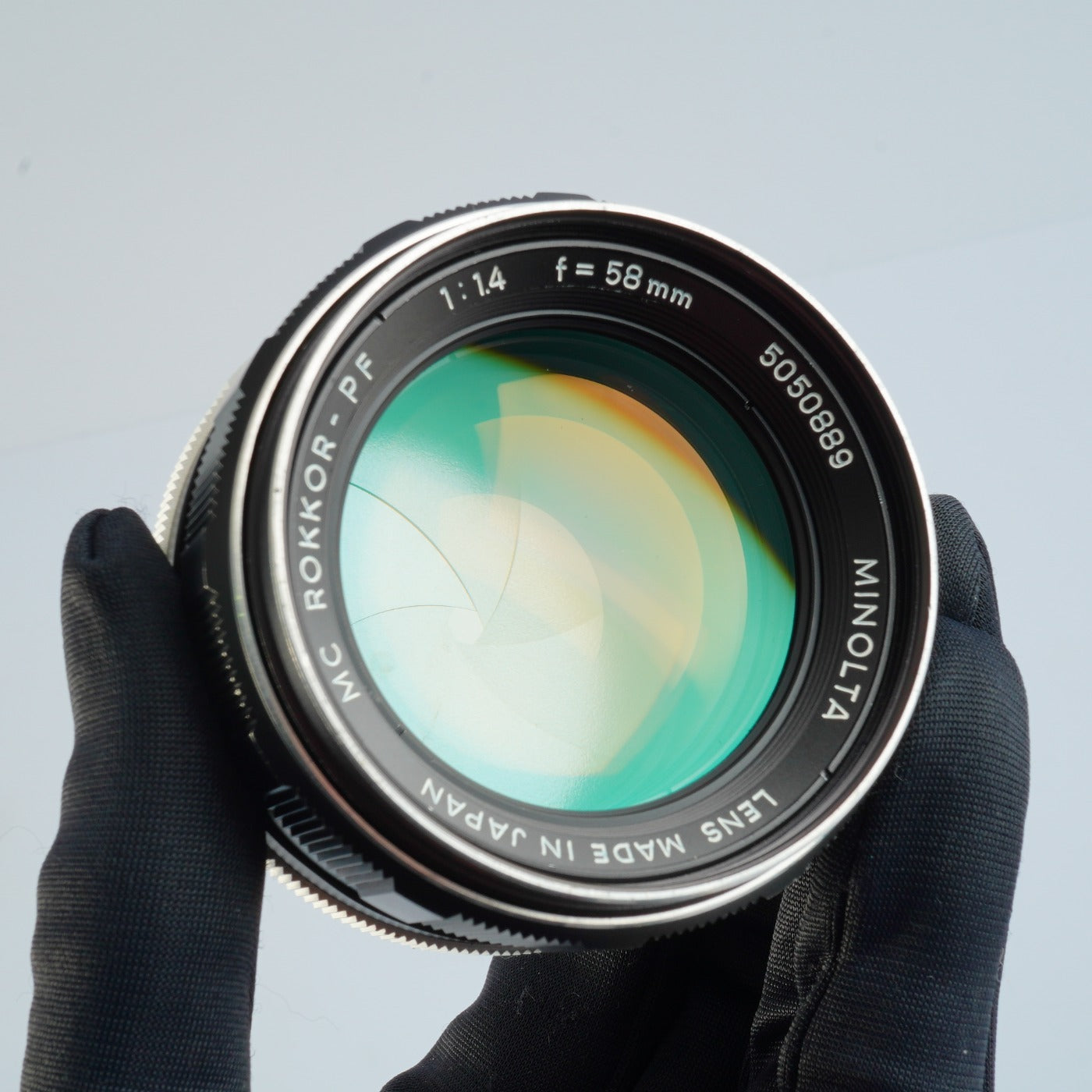 MINOLTA MC ROKKOR-PF 58mm F/1.4 prime lens