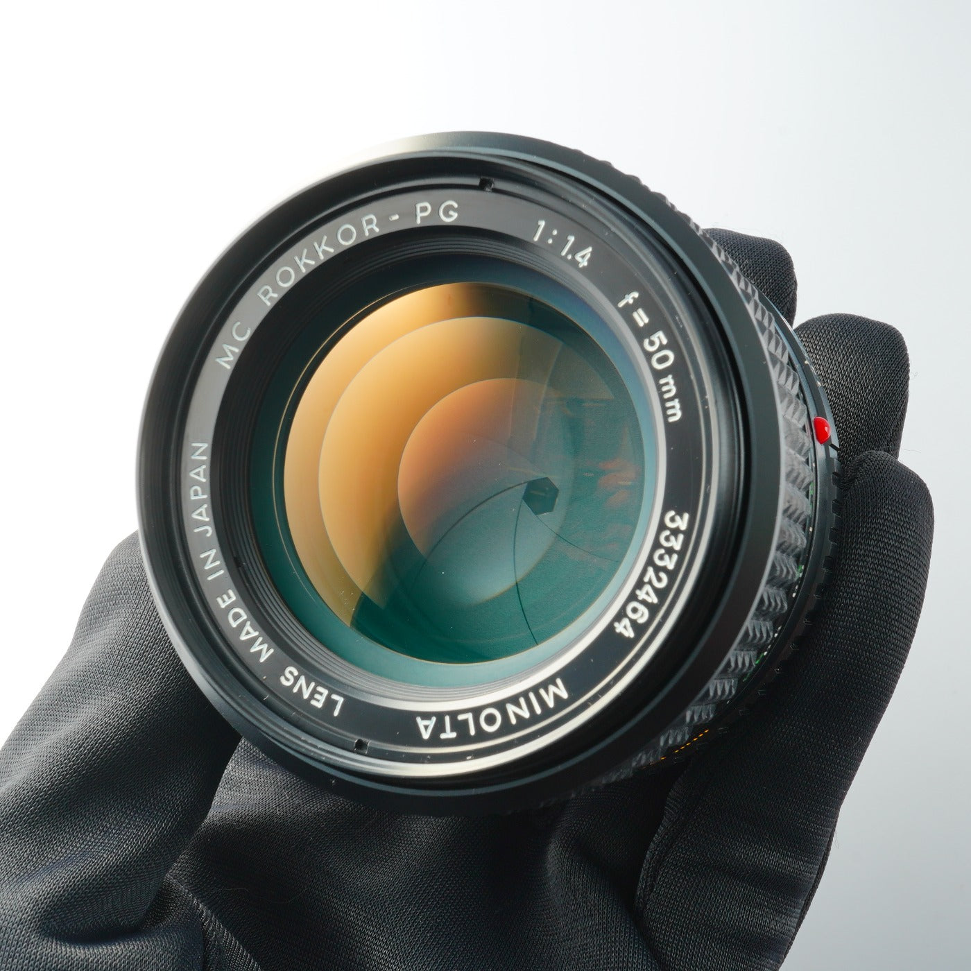 MINOLTA MC Rokkor PG 50mm F/1.4 prime lens
