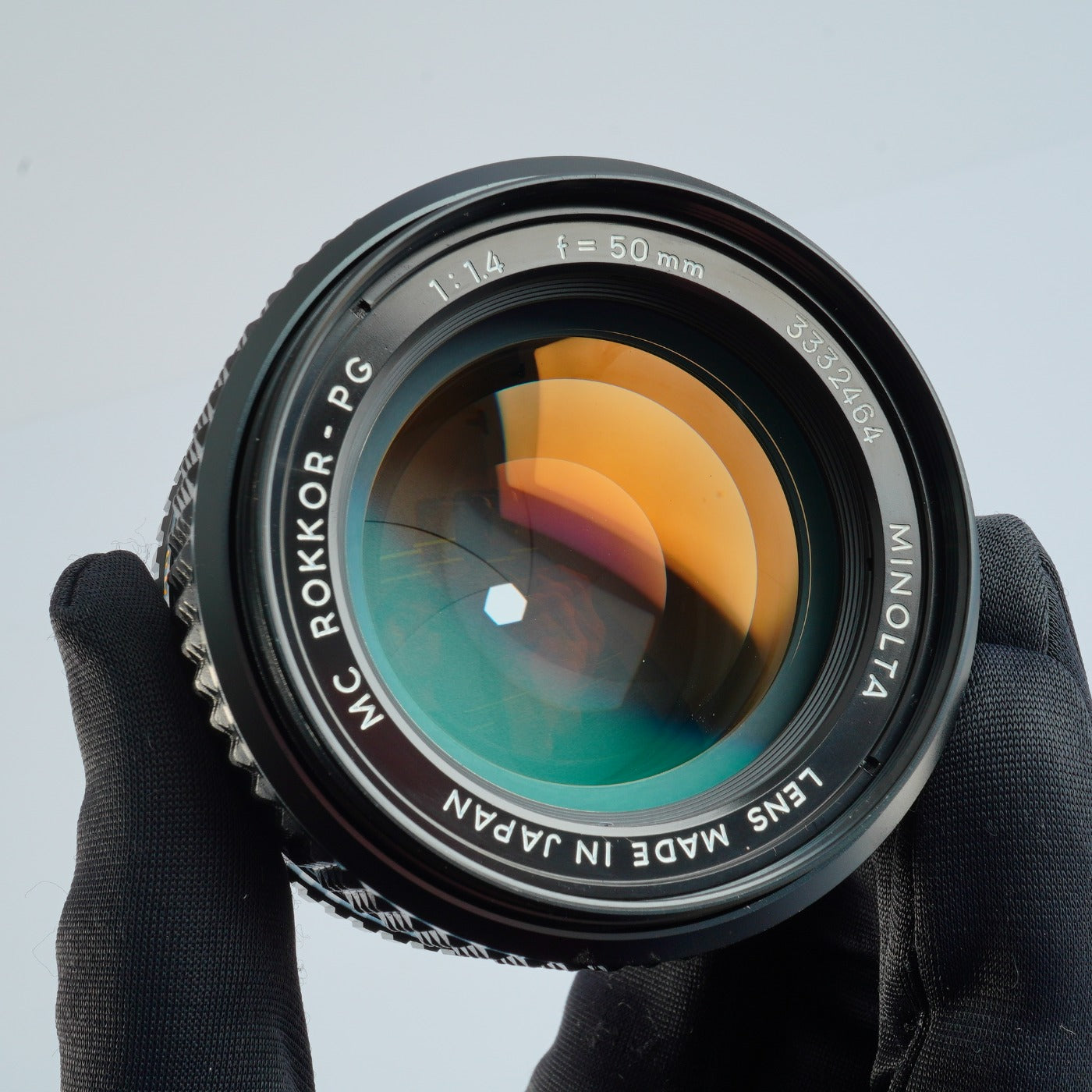 MINOLTA MC Rokkor PG 50mm F/1.4 prime lens