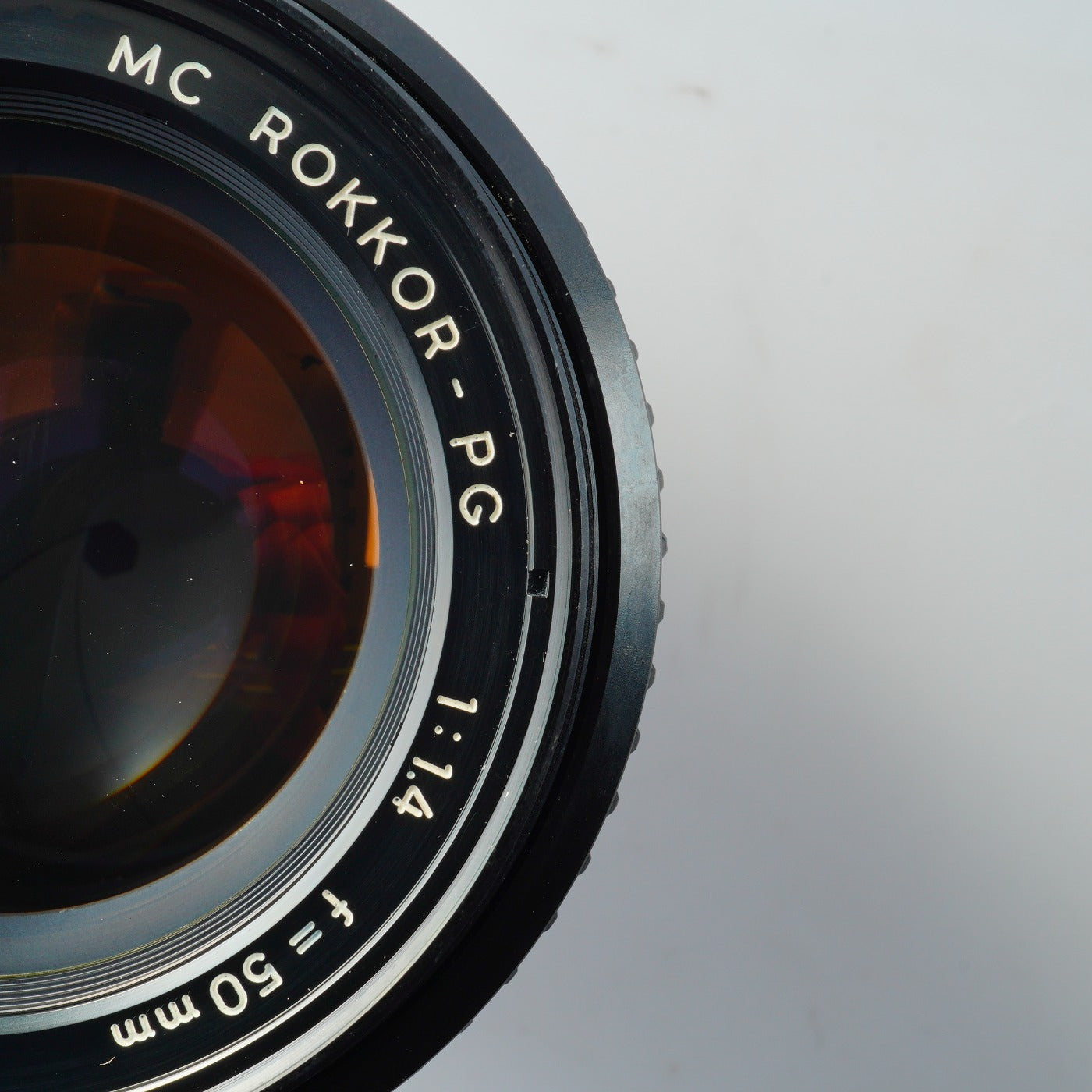 MINOLTA MC ROKKOR PG 50mm F/1.4 prime lens