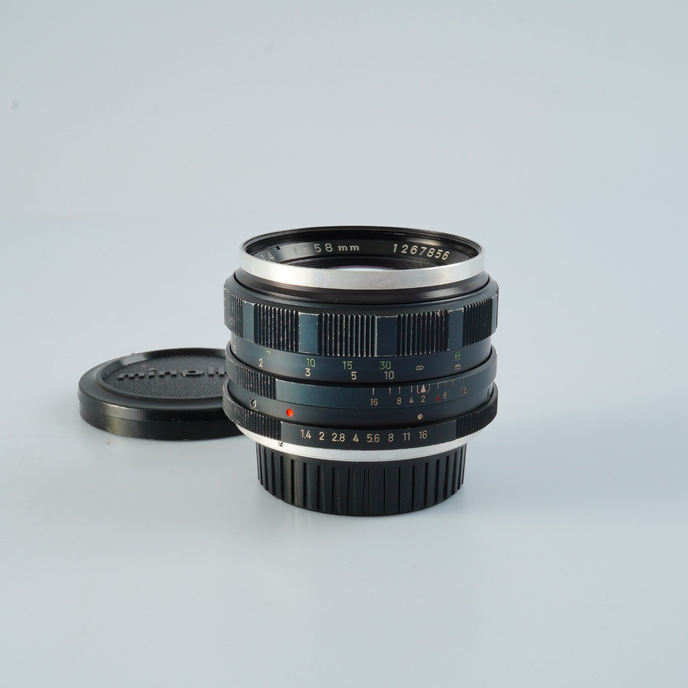 MINOLTA AUTO ROKKOR-PF 58mm F/1.4 prime lens