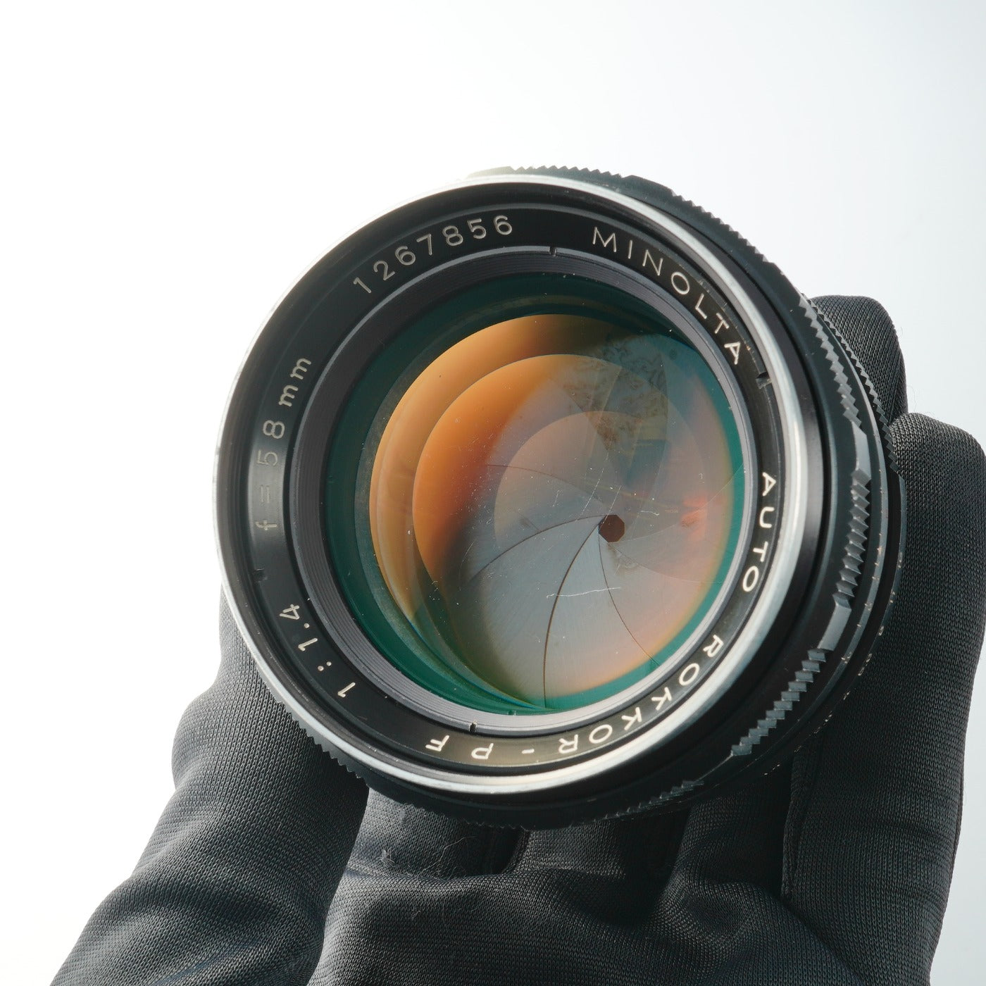 MINOLTA AUTO ROKKOR-PF 58mm F/1.4 prime lens