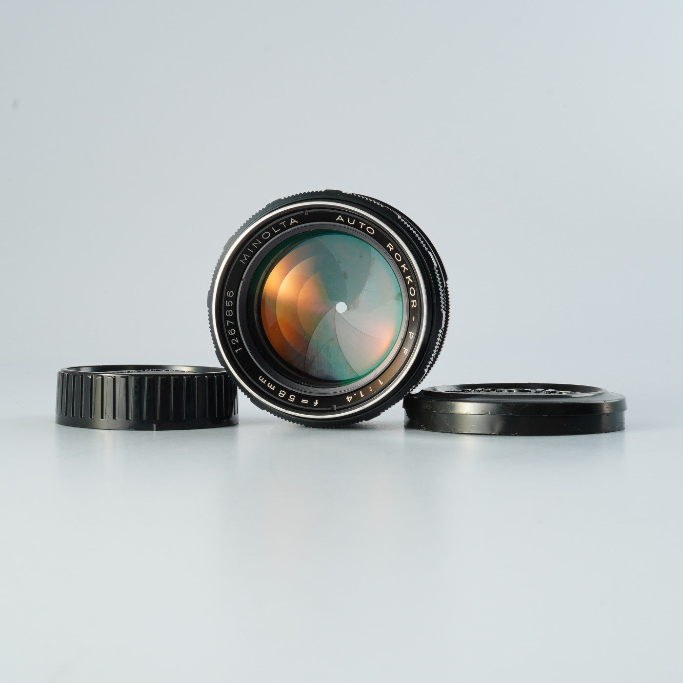 MINOLTA AUTO ROKKOR-PF 58mm F/1.4 prime lens
