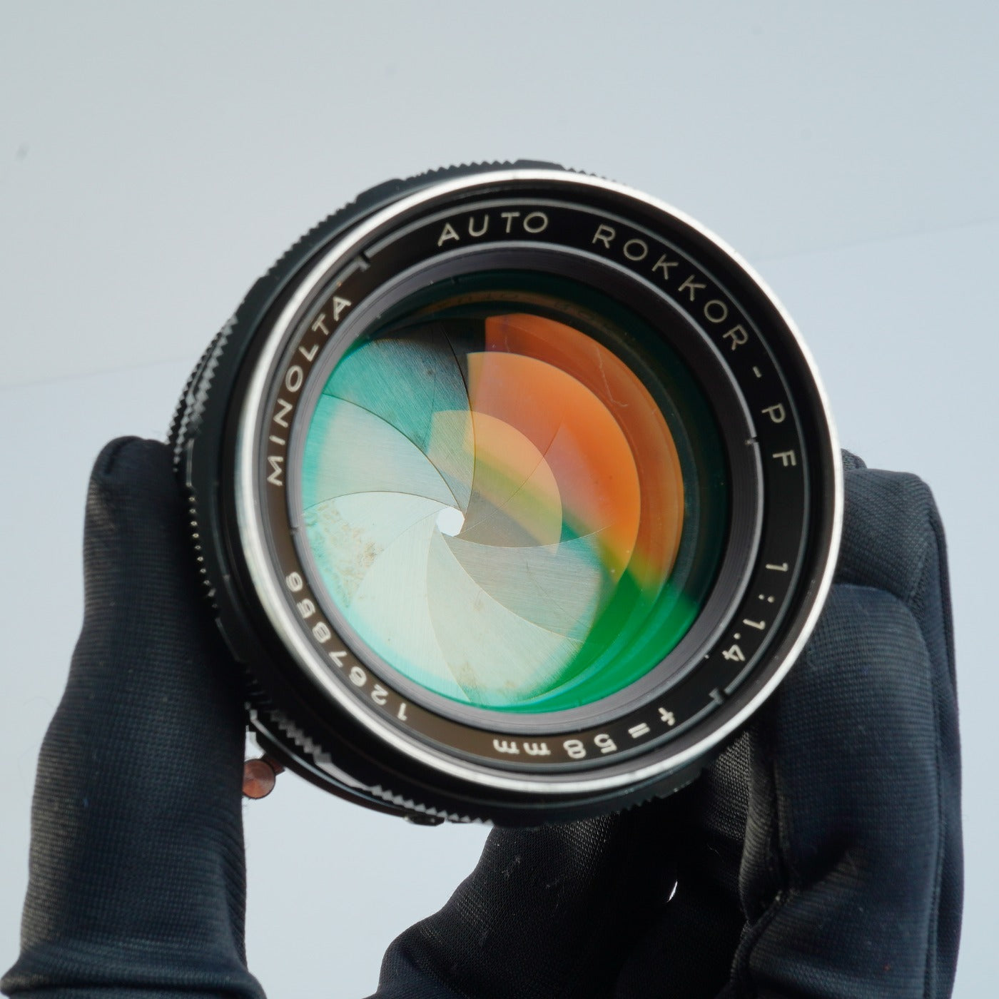 MINOLTA AUTO ROKKOR-PF 58mm F/1.4 prime lens