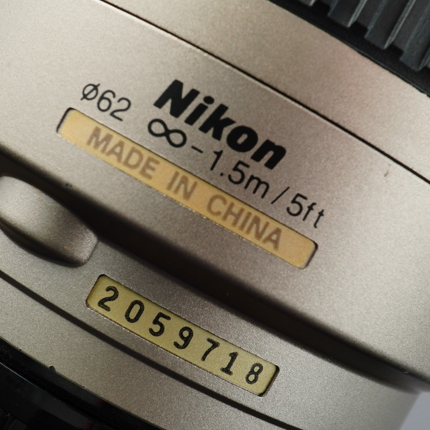Nikon AF NIKKOR 70-300mm F/4-5.6 G Silver ズームレンズ