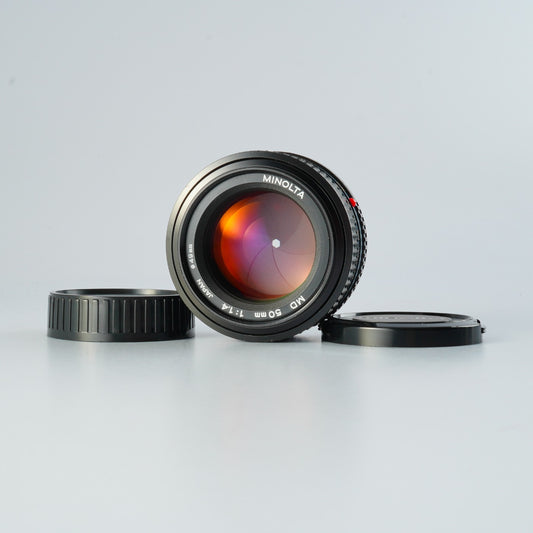 MINOLTA New MD 50mm F/1.4 単焦点レンズ