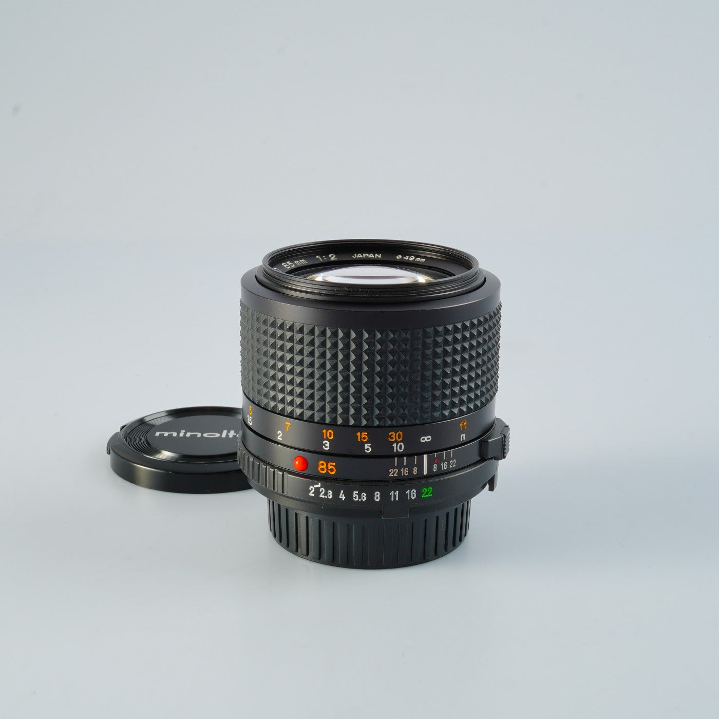 MINOLTA MD 85mm F/2 prime lens