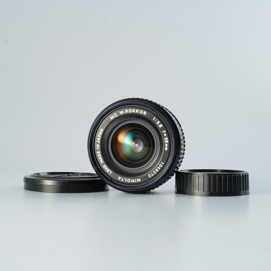 MINOLTA MC W.Rokkor 28mm F/2.8 単焦点レンズ