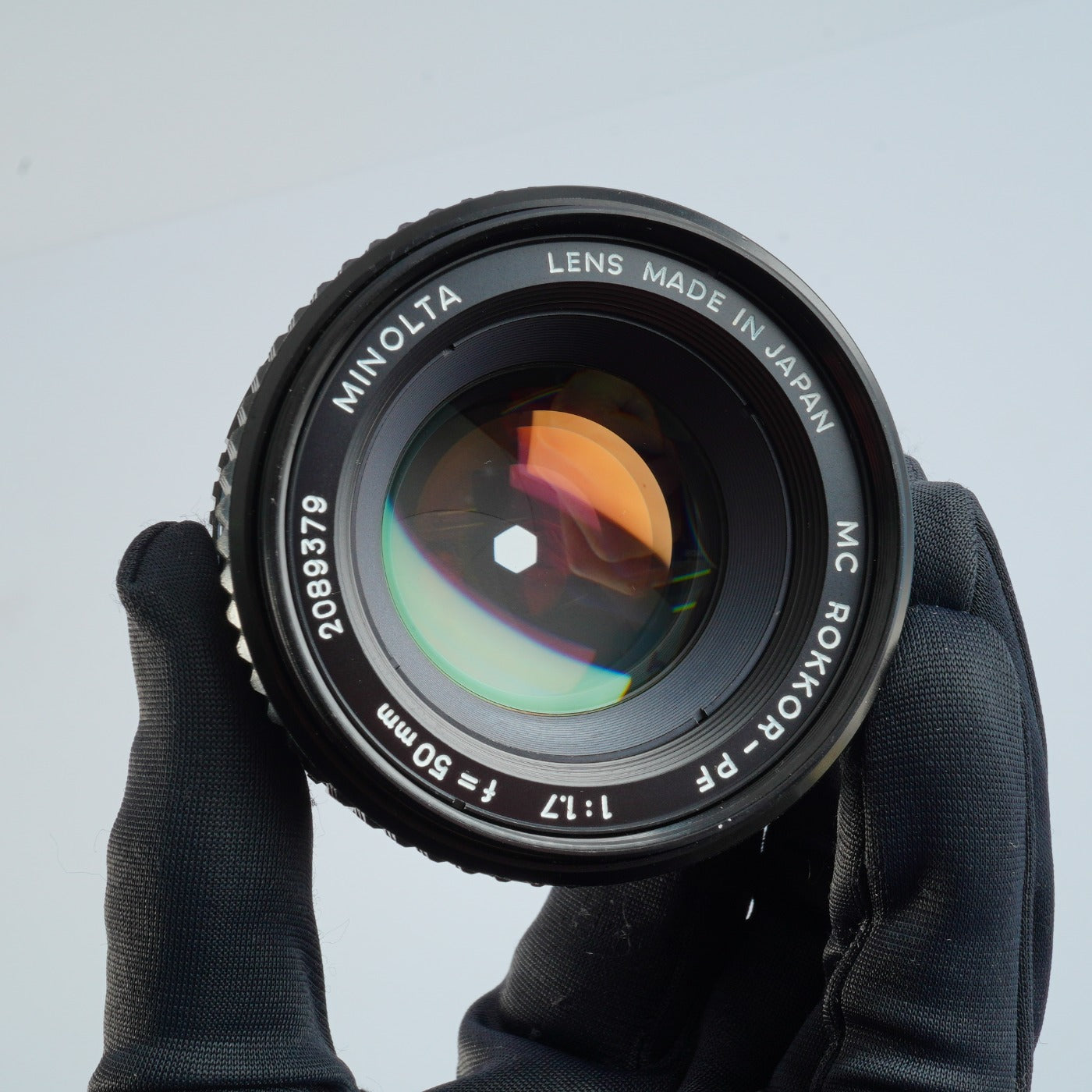 MINOLTA MC ROKKOR-PF 50mm F/1.7 prime lens