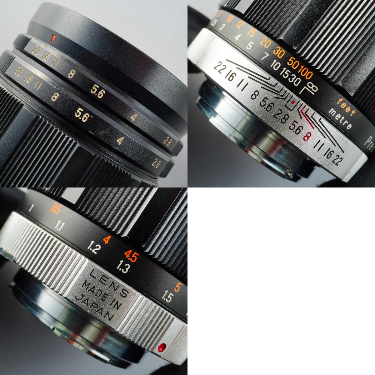 Konica KONISHIROKU HEXANON 100mm F/2.8 単焦点レンズ