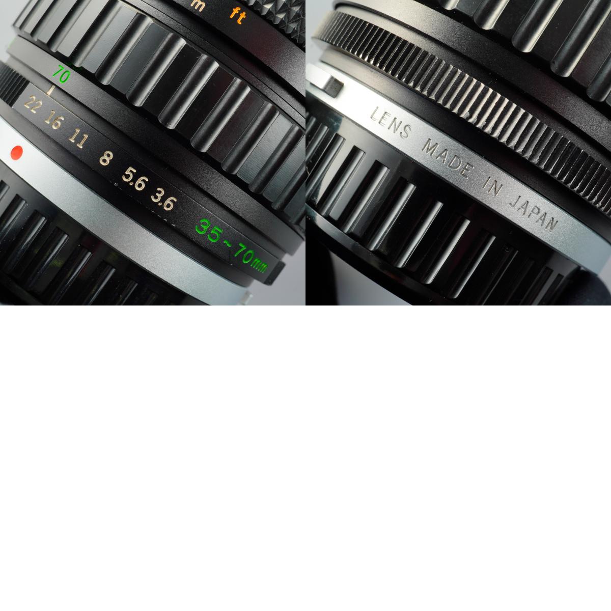 OLYMPUS OM-SYSTEM ZUIKO MC AUTO-ZOOM 35-70mm F/3.6 ズームレンズ