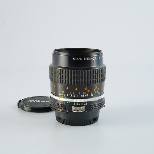 Nikon Ai-S Micro NIKKOR 55mm F/2.8 単焦点レンズ