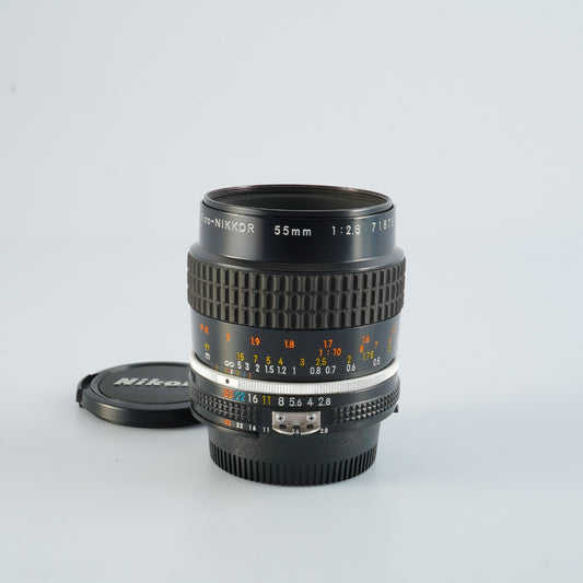 Nikon Ai-S Micro NIKKOR 55mm F/2.8 単焦点レンズ
