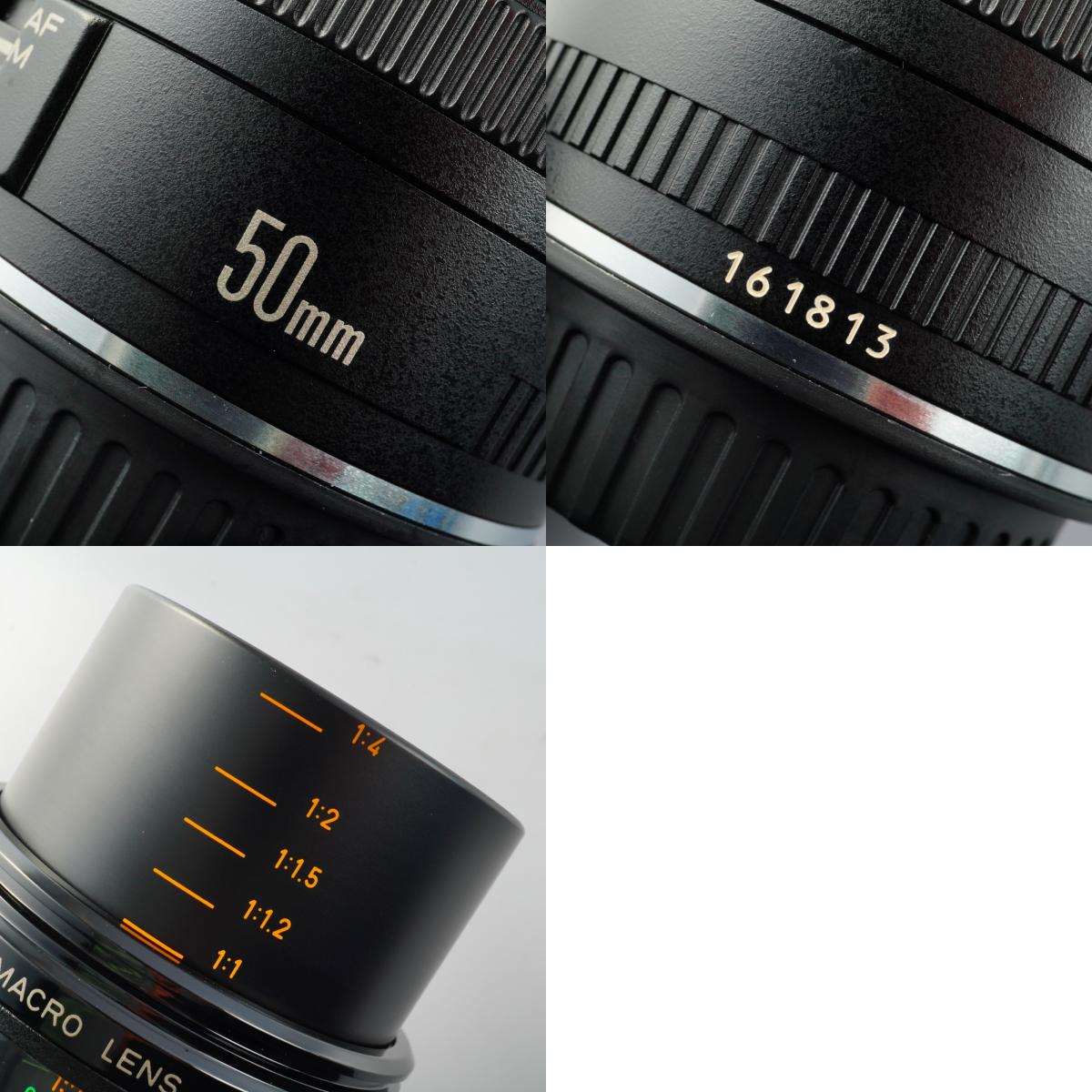 Canon EF 50mm F/2.5 Compact Macro 単焦点レンズ