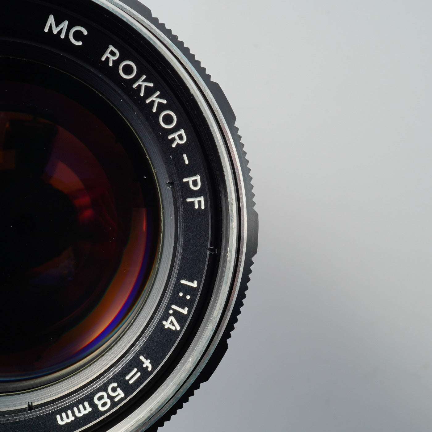 MINOLTA MC ROKKOR-PF 58mm F/1.4 単焦点レンズ