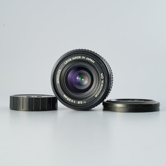 MINOLTA MD W.ROKKOR 35mm F/2.8 単焦点レンズ