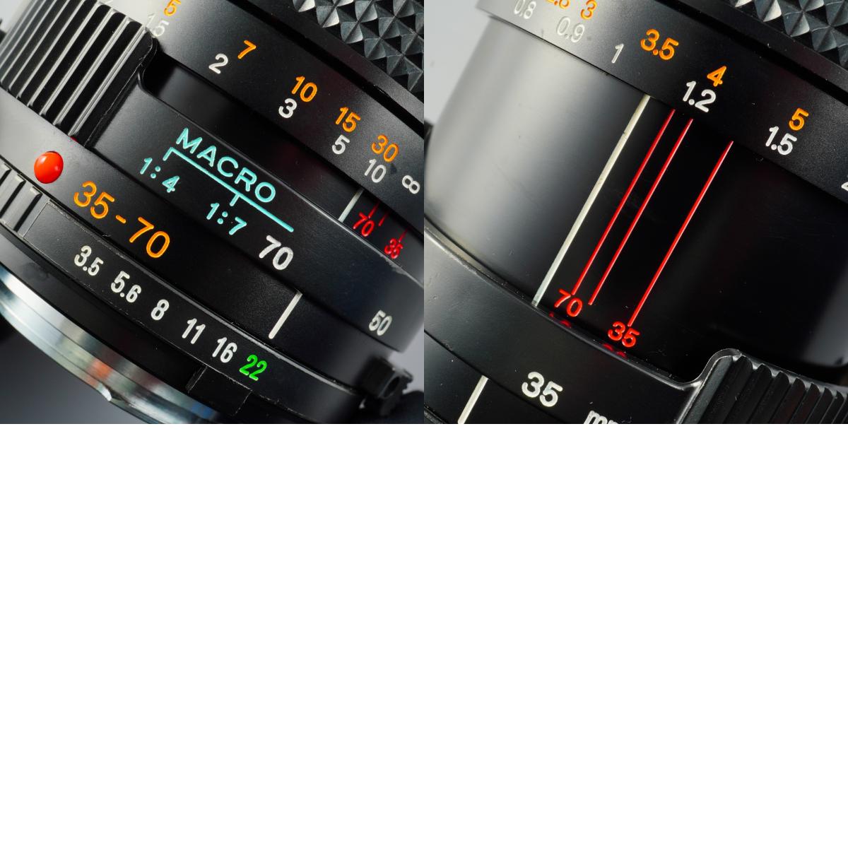 MINOLTA MD ZOOM 35-70mm F/3.5 MACRO ズームレンズ