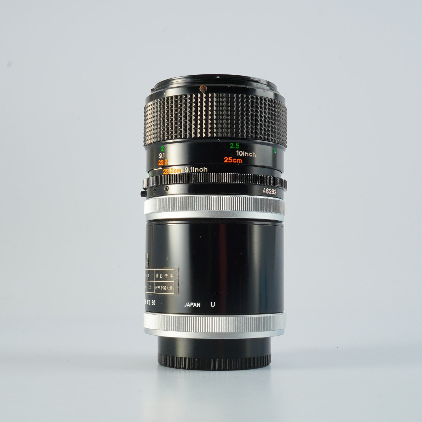 Canon FD 50mm F/3.5 MACRO S.S.C + EXTENSION TUBE FD 50 マクロレンズ