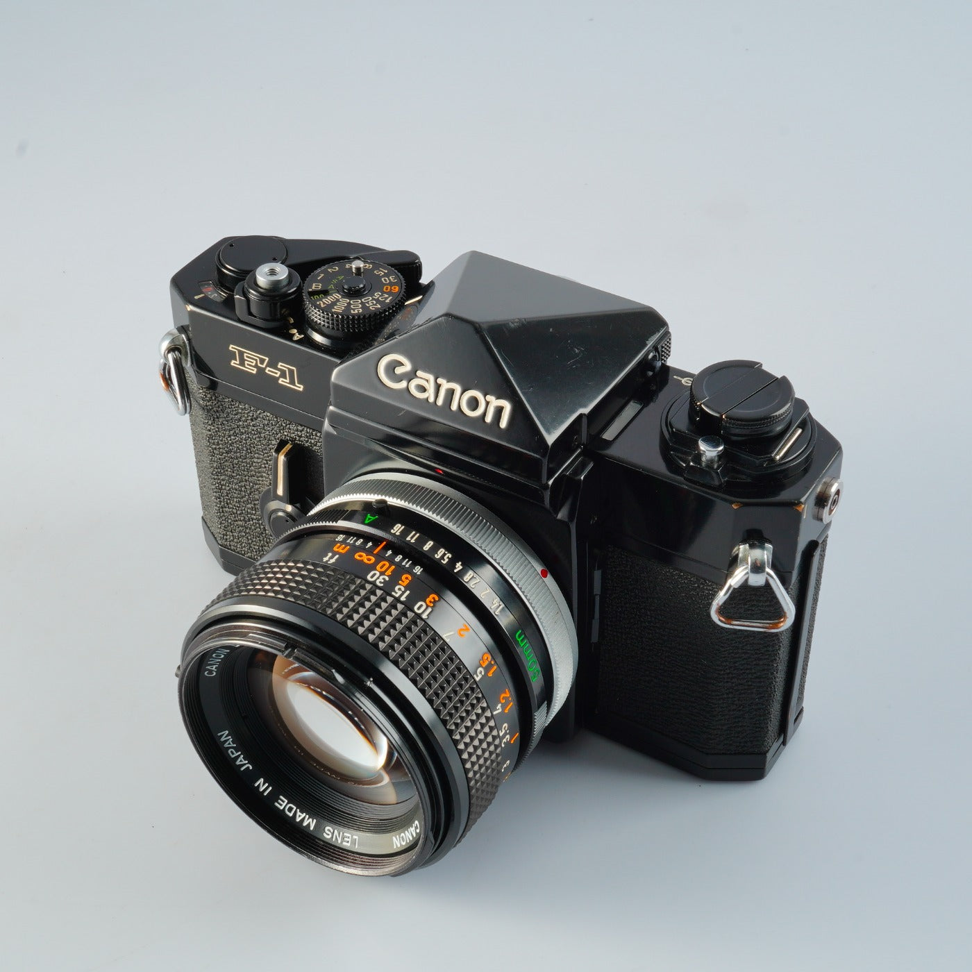 【Serviced & TESTED】 Canon F-1 Early Model + FD 50mm F/1.4 S.S.C. MF フィルム一眼レフカメラ