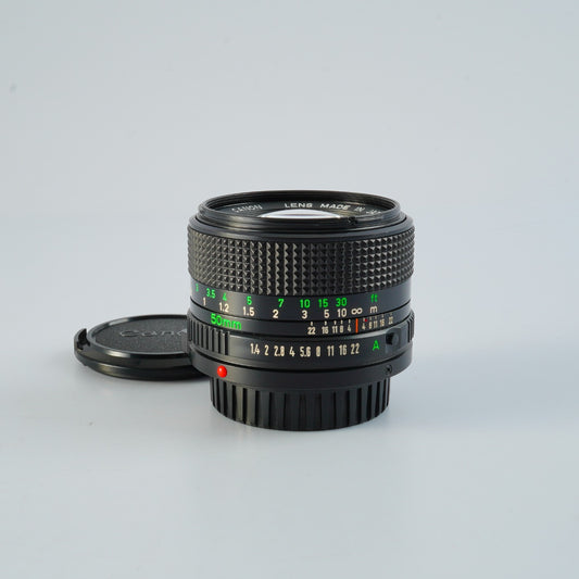 【ジャンク】 Canon New FD 50mm F/1.4 単焦点レンズ