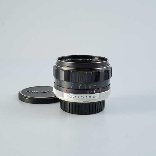 MINOLTA MC ROKKOR-PF 58mm F/1.4 単焦点レンズ