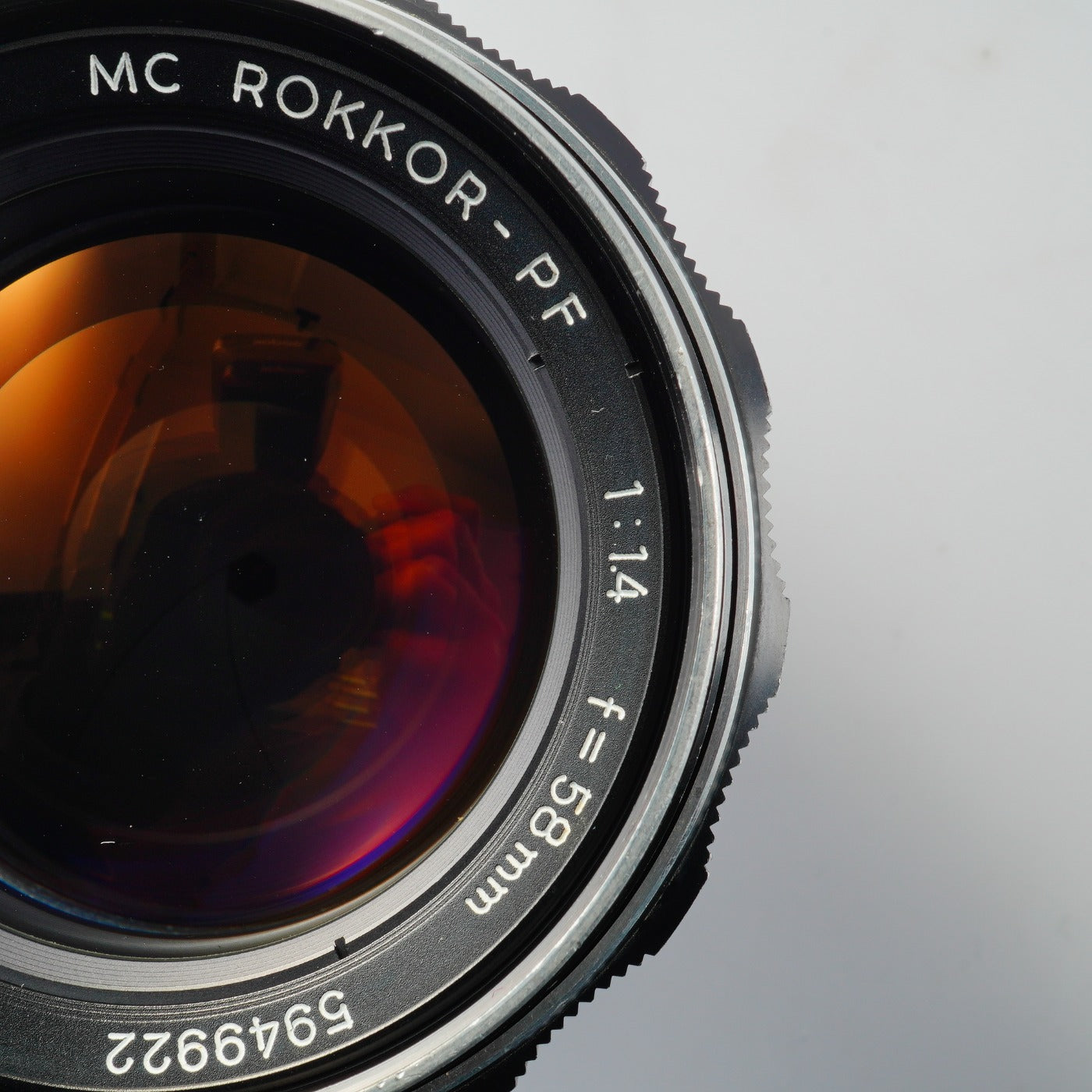MINOLTA MC ROKKOR-PF 58mm F/1.4 単焦点レンズ