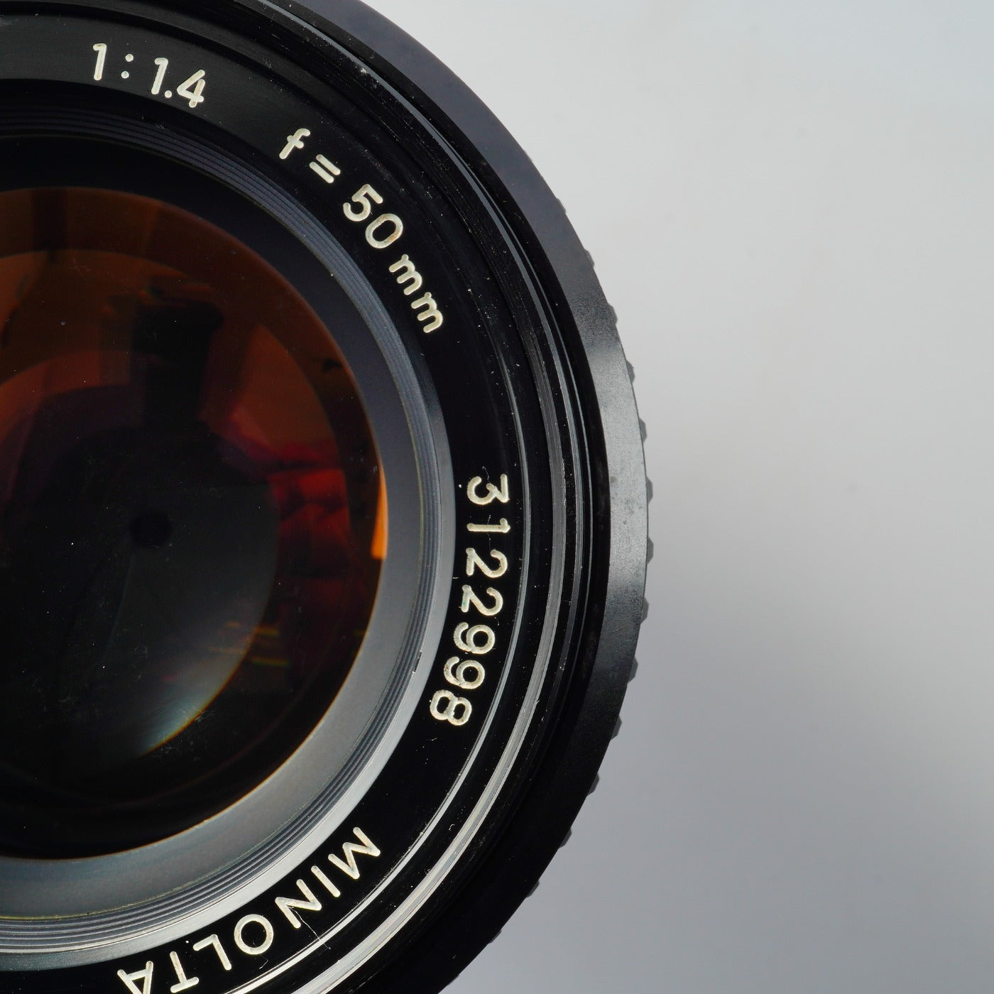 MINOLTA MC ROKKOR-PG 50mm F/1.4 単焦点レンズ