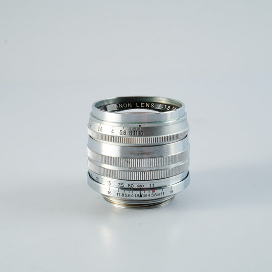 【ジャンク】 Canon 50mm F/1.8 For L39 単焦点レンズ