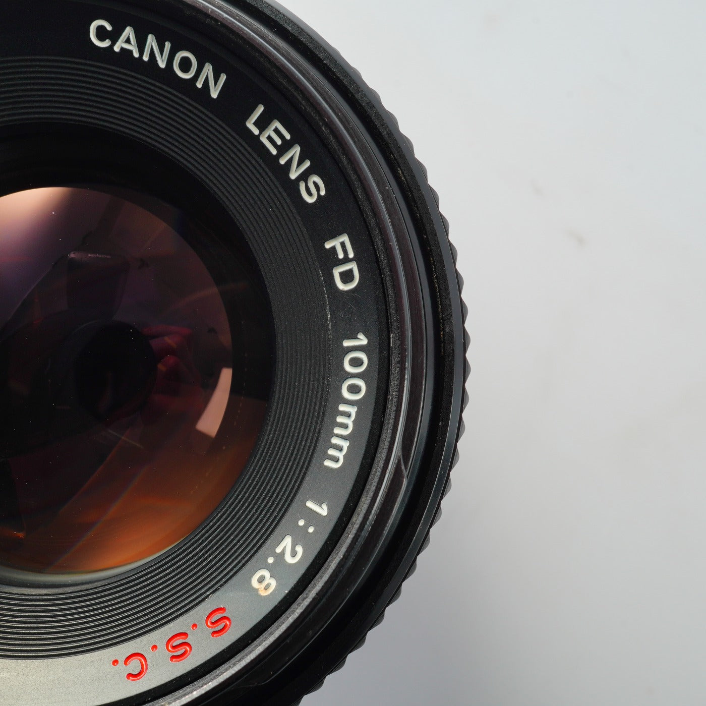 Canon FD 100mm F/2.8 S.S.C. 単焦点レンズ