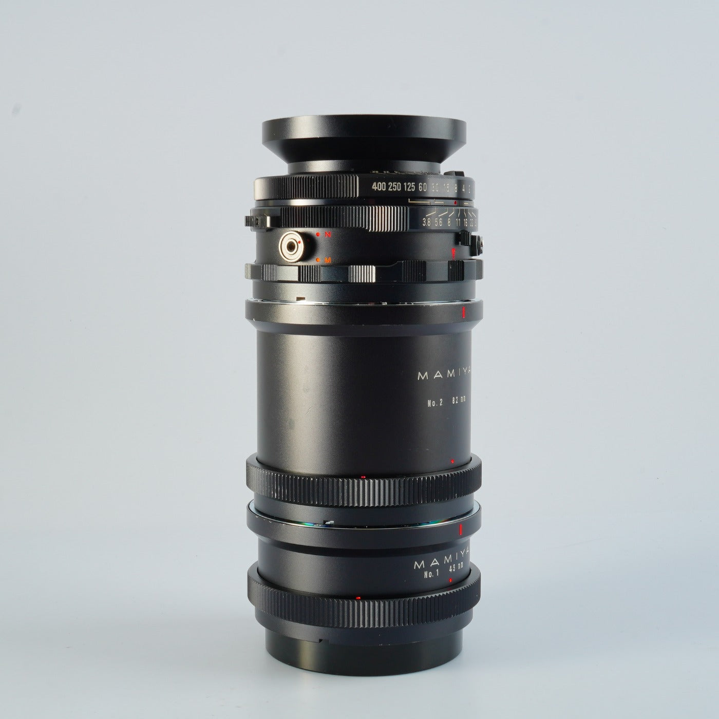 Mamiya Sekor 127mm F/3.8 + No.1 45mm + No.2 82mm Extension Tube 単