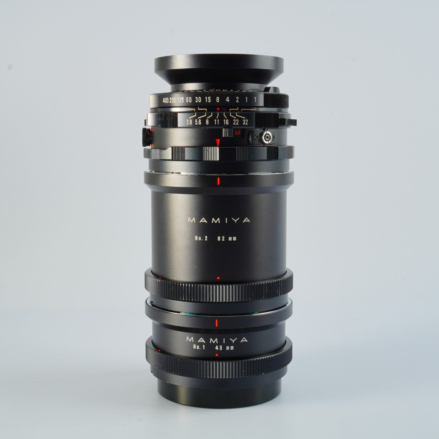 Mamiya Sekor 127mm F/3.8 + No.1 45mm + No.2 82mm Extension Tube 単