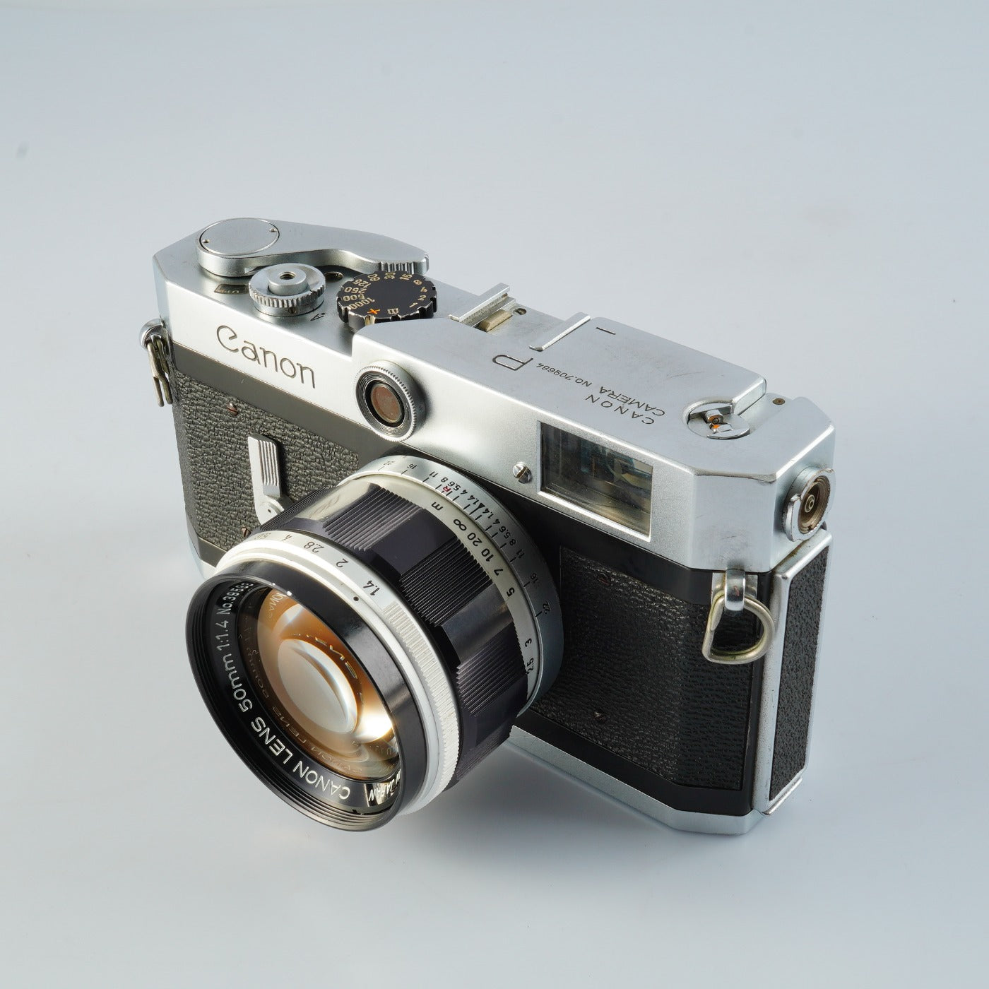 Canon P型　50mm F:1.4 フィルムカメラ Serviced & Tested】 Canon P + 50mm F/1.4 レンジファインダー