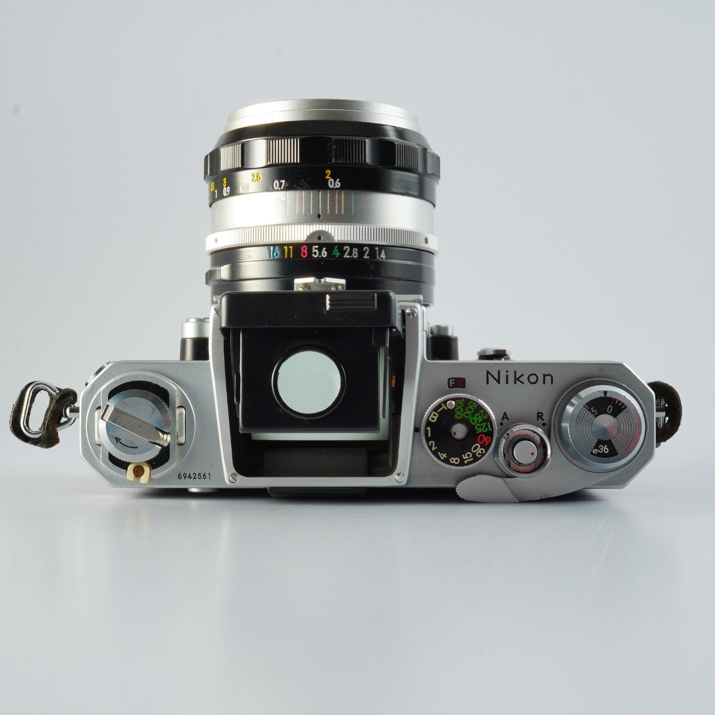 【CLA’d】 Nikon F Silver + Waist level + NIKKOR 50mm F/1.4 MF フィルム一眼レフカメラ