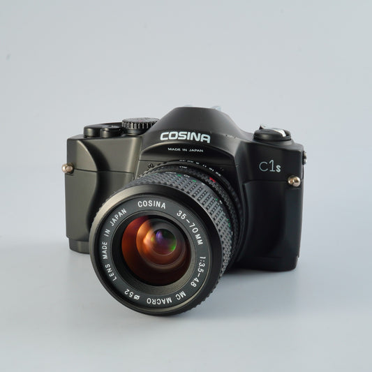 COSINA C1S + 35-70mm F/3.5-4.8 MC MACRO MF フィルム一眼レフカメラ