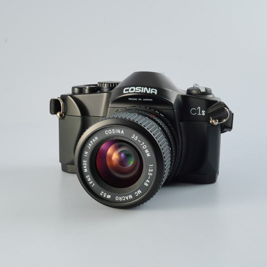 COSINA C1S + 35-70mm F/3.5-4.8 MC MACRO MF フィルム一眼レフカメラ