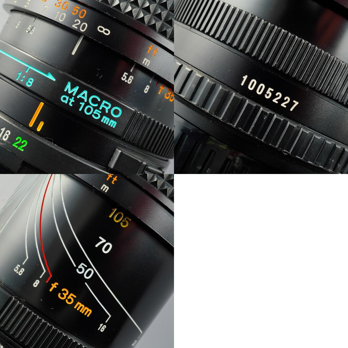 MINOLTA MD ZOOM 35-105mm F/3.5-4.5 Zoom Lens