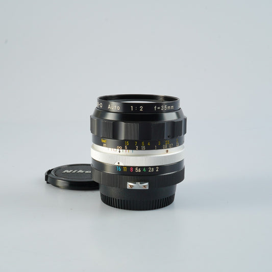 Nikon 非Ai Nikkor-O 35mm F/2 単焦点レンズ