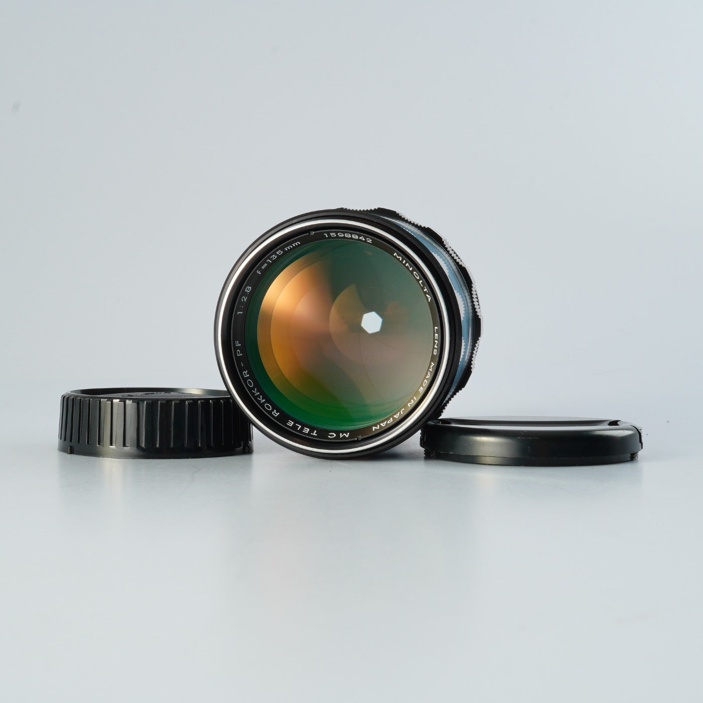 MINOLTA MC TELE ROKKOR PF 135mm F/2.8 prime lens