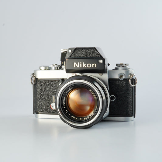 【CLA’d】 Nikon F2 Photomic DP-1 Silver + NIKKOR 50mm F/1.4 MF フィルム一眼レフカメラ
