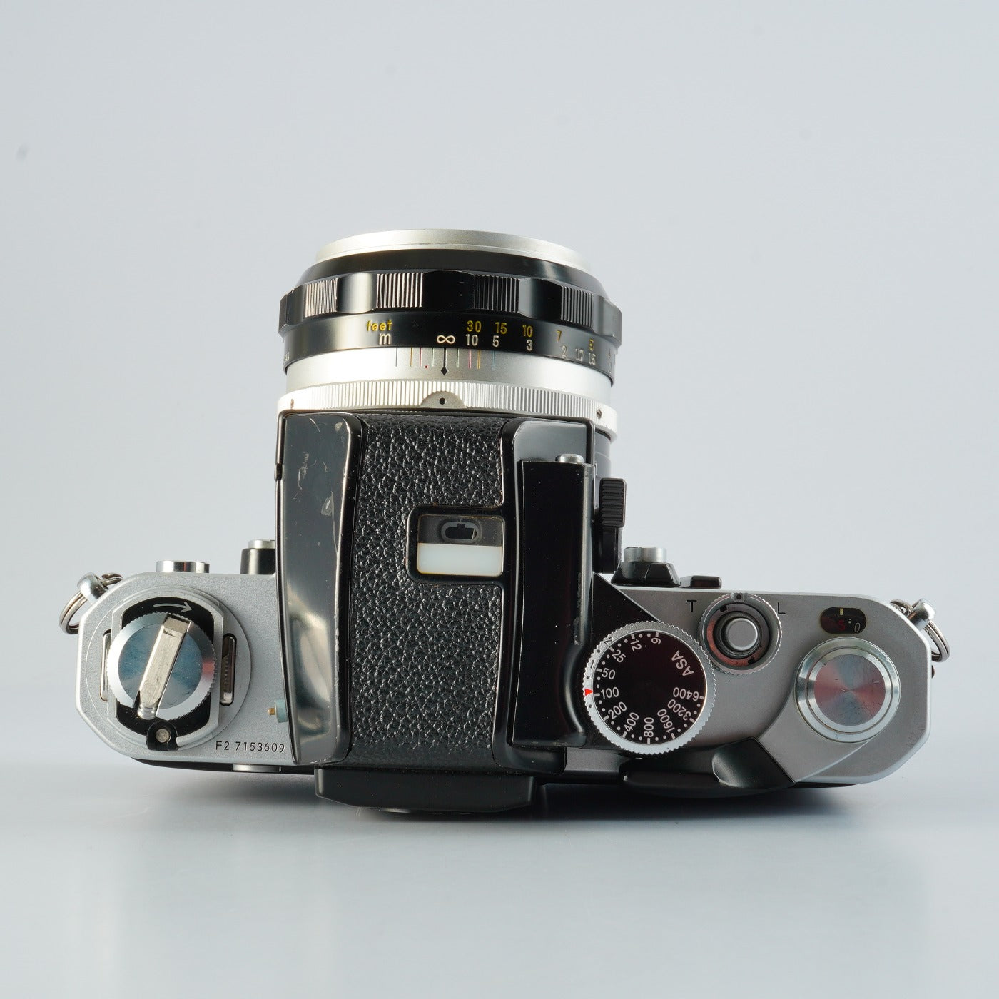 [Überholt] Nikon F2 Photomic DP-1 Silber + NIKKOR 50 mm F/1.4 MF Film-Spiegelreflexkamera