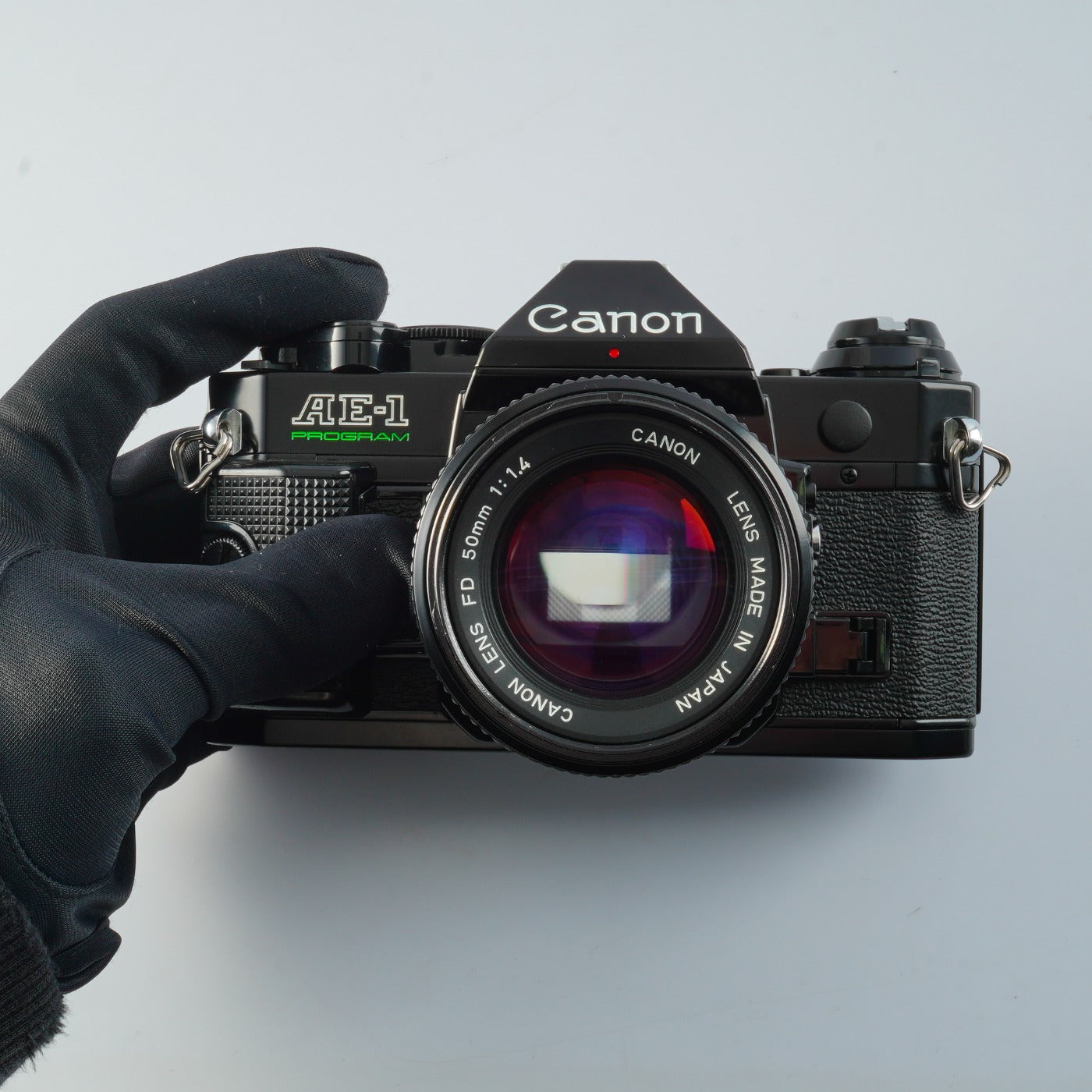【CLA’d】 Canon AE-1 Program + New FD 50mm F/1.4 MF フィルム一眼レフカメラ